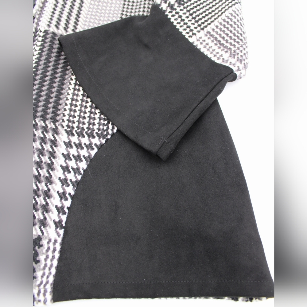 Damee Inc Black & White Woven Blazer Small - Picture 7 of 9